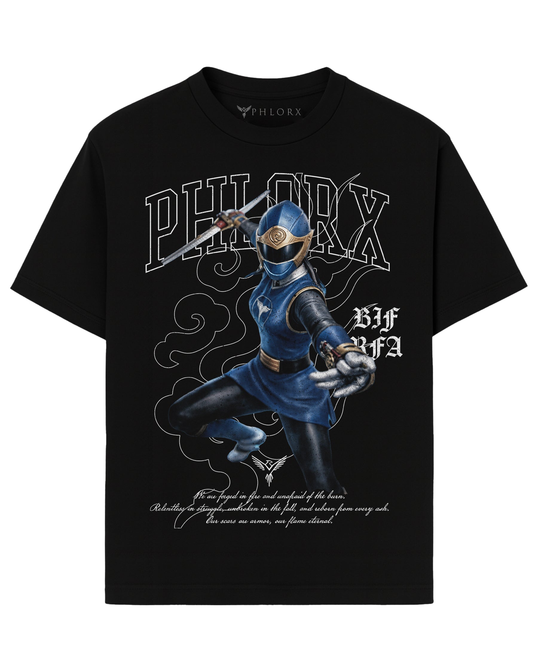 [Limited Edition] 'PWR Rangers: Ninja Storm Blue Ranger' Heavyweight T-Shirt