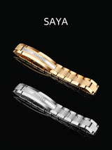 Tungsten Carbide Saya Gold & Silver Bracelet