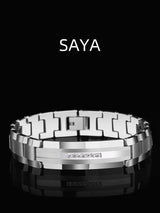 Tungsten Carbide Saya Gold & Silver Bracelet